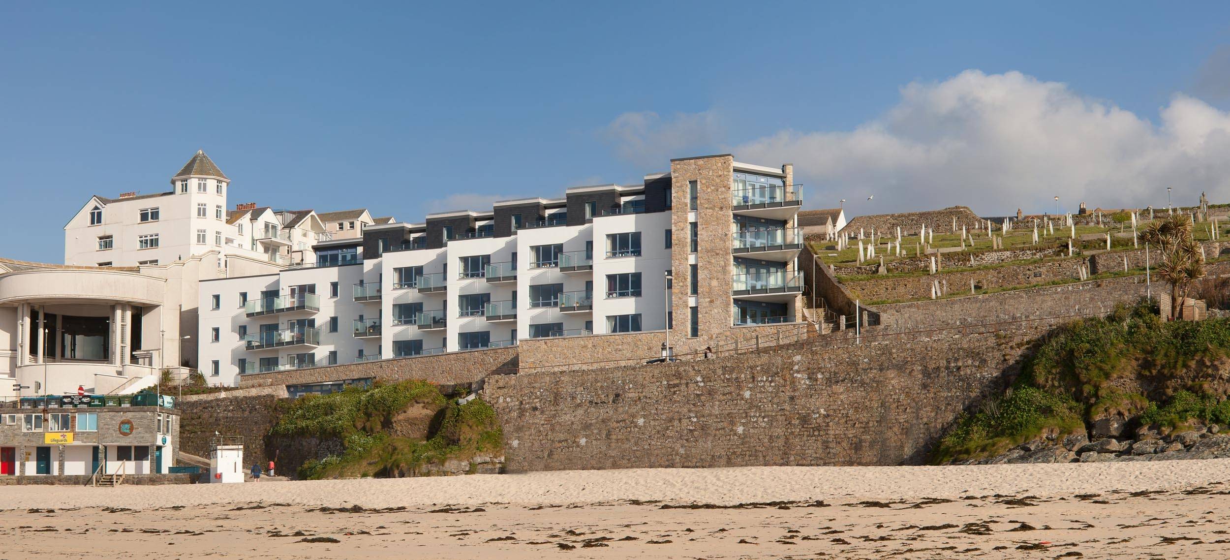 Meadow flats from beach
