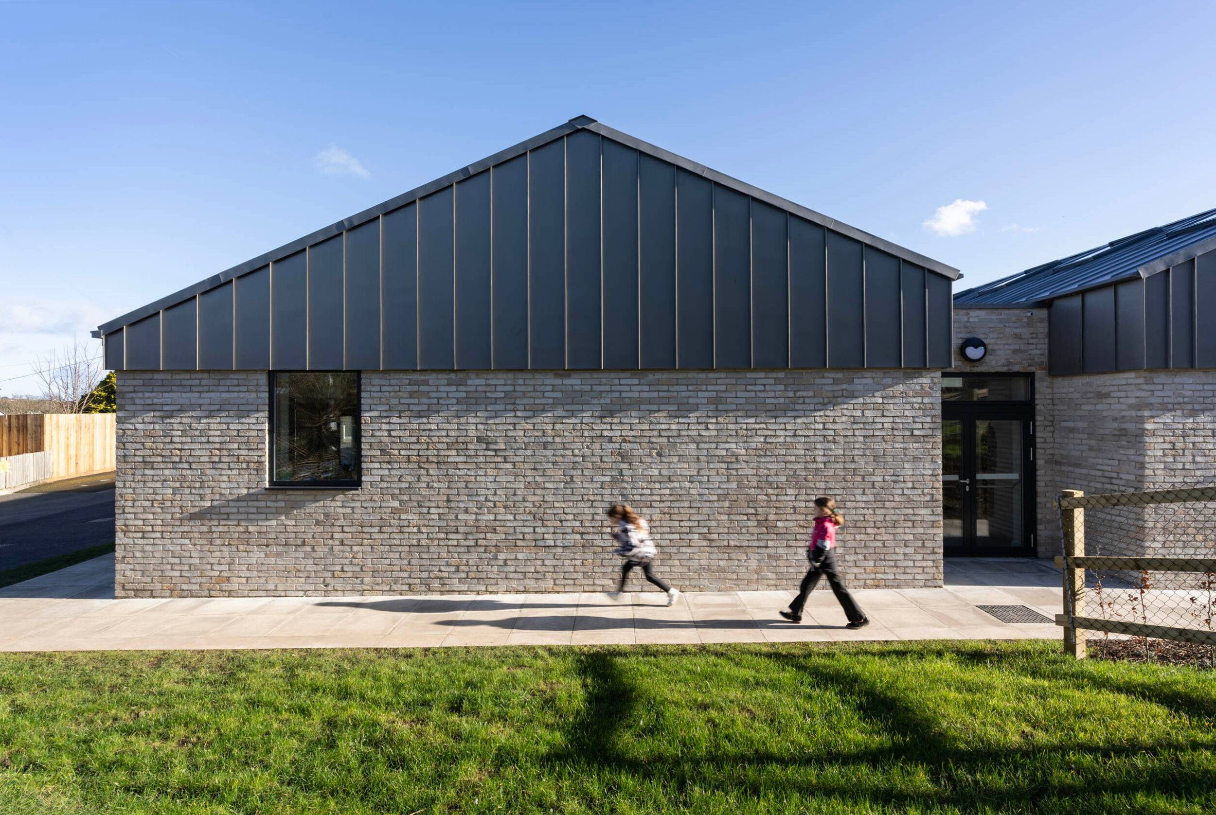 Photo of side of the new extension at Bodriggy School.